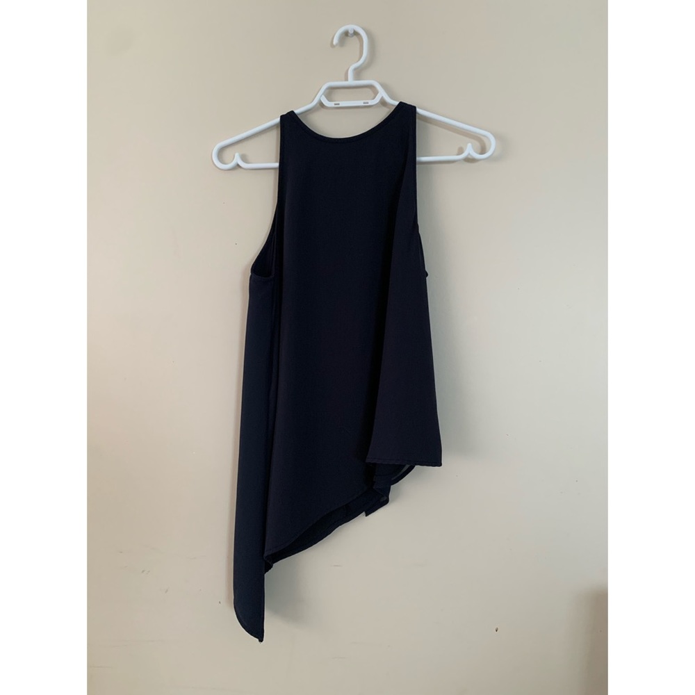 H&M Sheer Navy Top